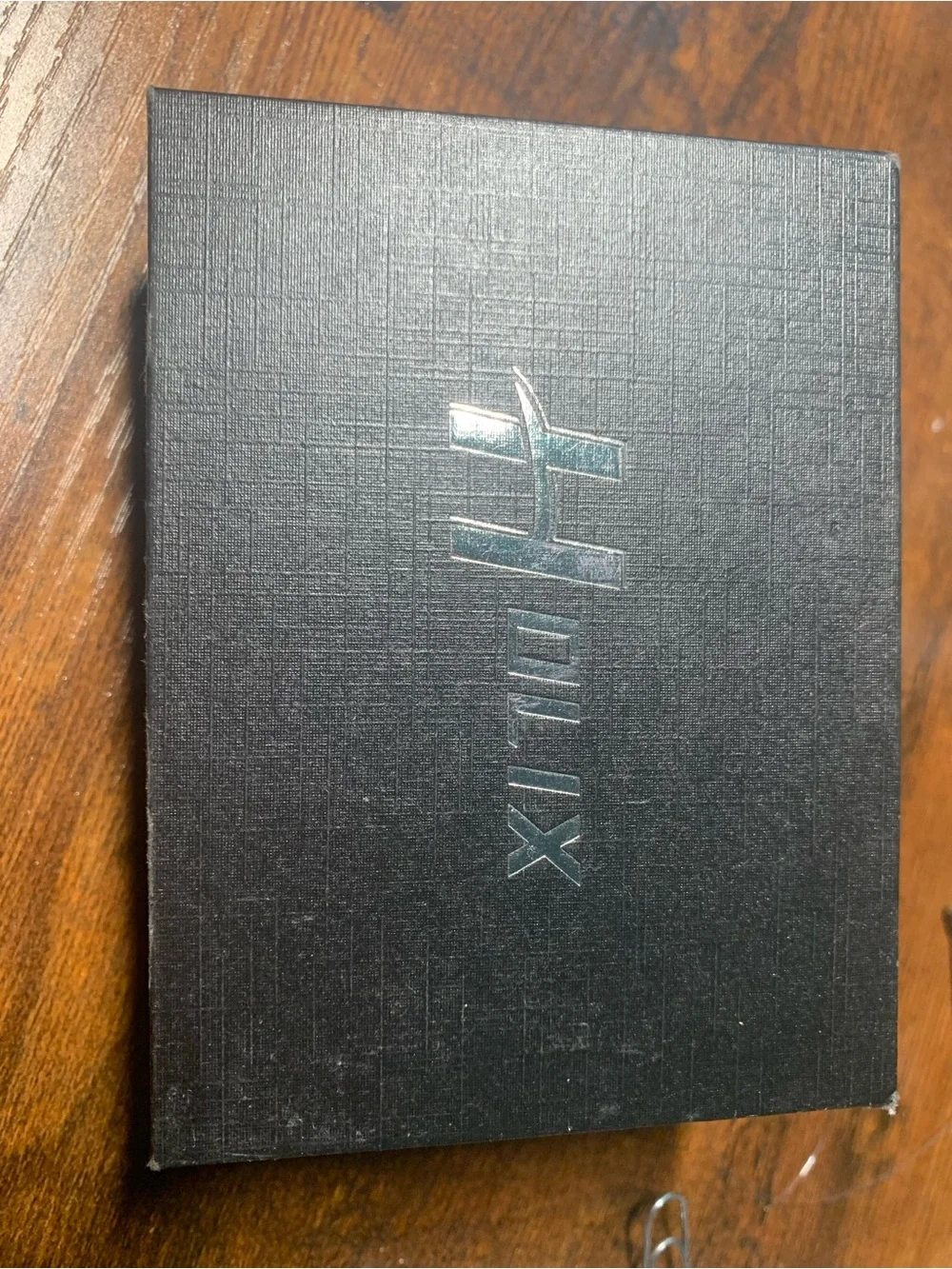 Black Card Wallet with Snap Closure